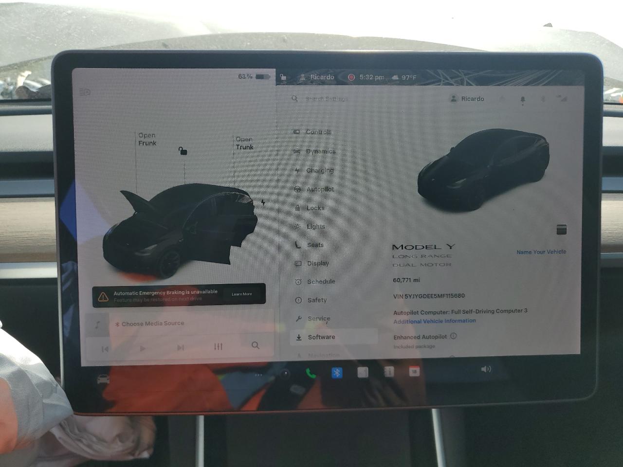 2021 Tesla Model Y VIN: 5YJYGDEE5MF115680 Lot: 61606025