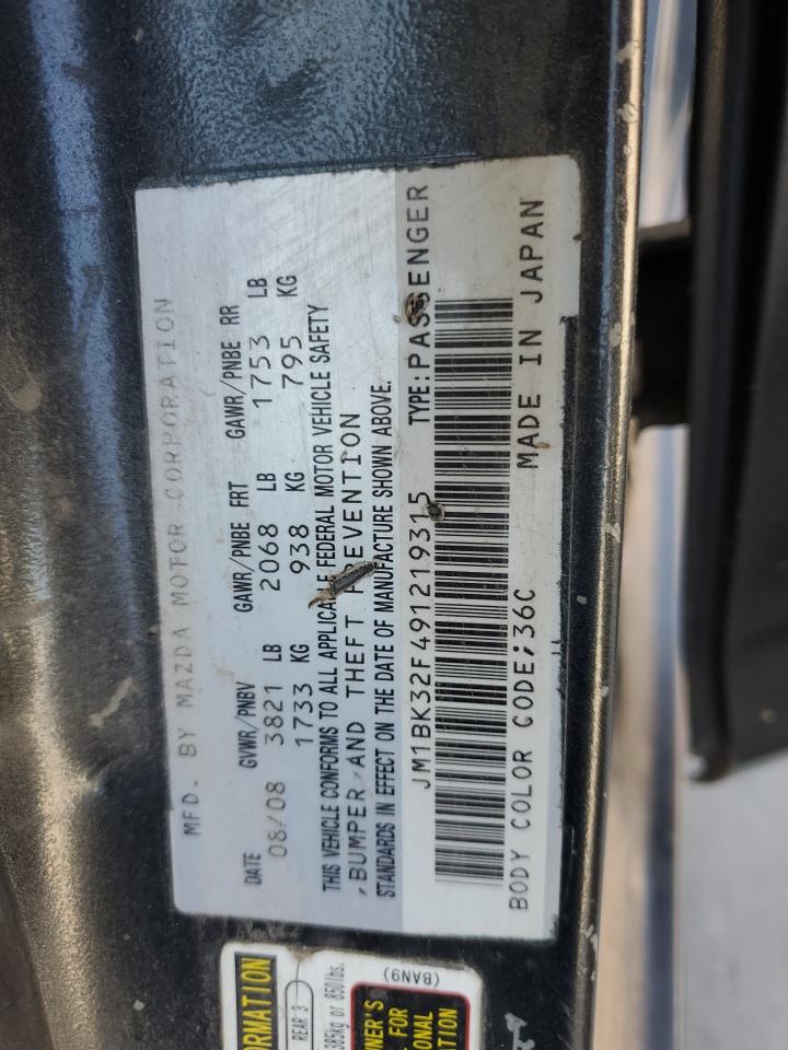 2022 Mazda 3 I VIN: JM1BK32F491219315 Lot: 61830895