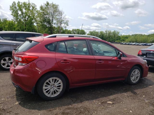  SUBARU IMPREZA 2018 Burgundy