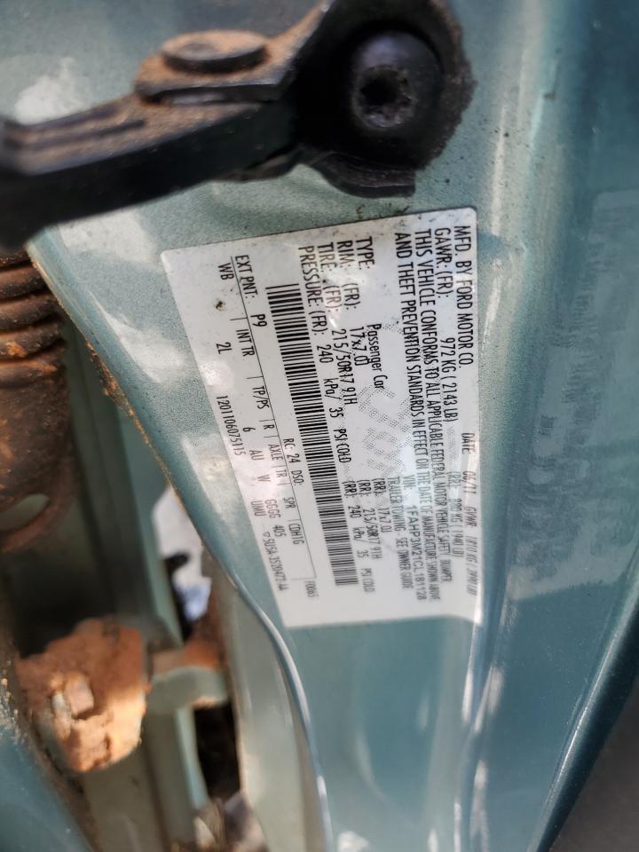 2012 Ford Focus Sel VIN: 1FAHP3M21CL181128 Lot: 80617385