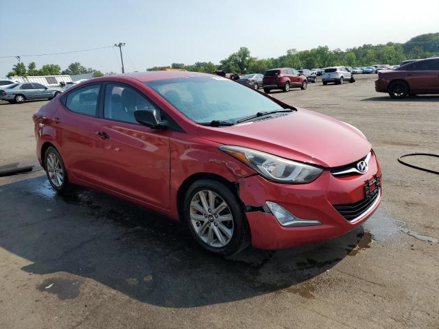  HYUNDAI ELANTRA 2014 Czerwony