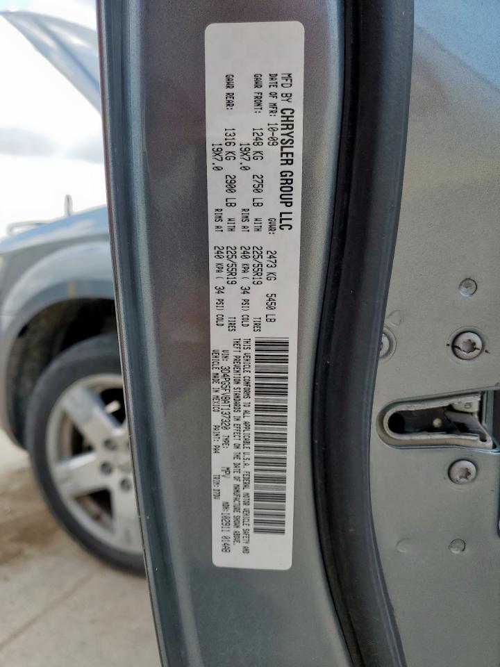 2010 Dodge Journey Sxt VIN: 3D4PG5FV8AT137320 Lot: 59934315