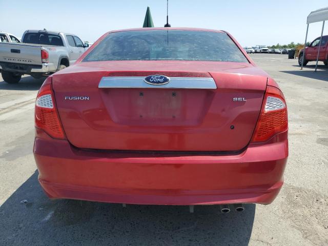 Sedans FORD FUSION 2012 Czerwony