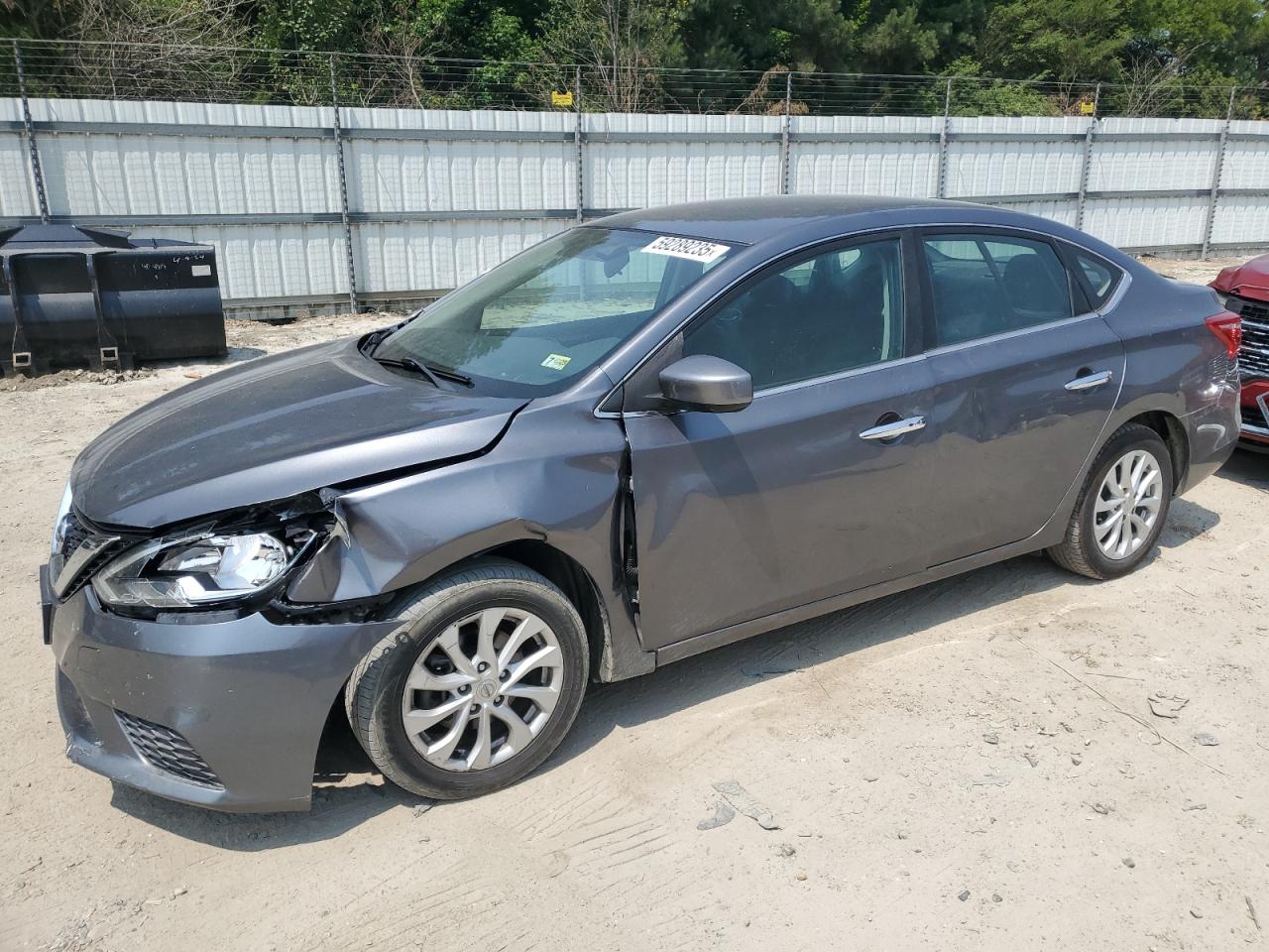 2019 Nissan Sentra S за продажба в Hampton, VA - Front End
