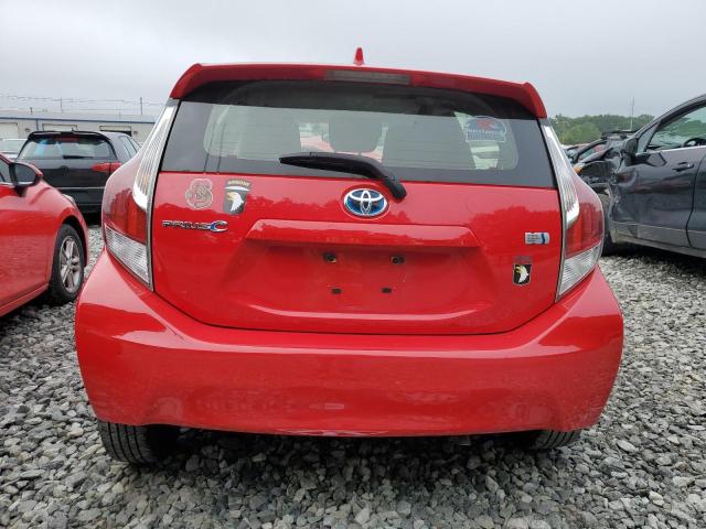  TOYOTA PRIUS 2016 Czerwony