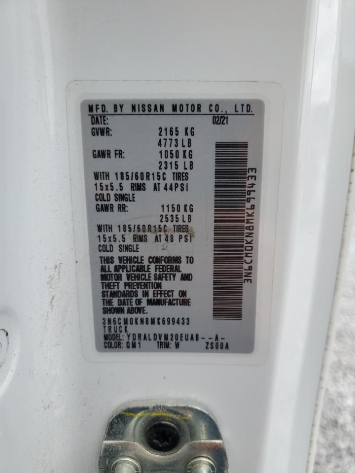 2021 Nissan Nv200 2.5S VIN: 3N6CM0KN8MK699433 Lot: 60411955