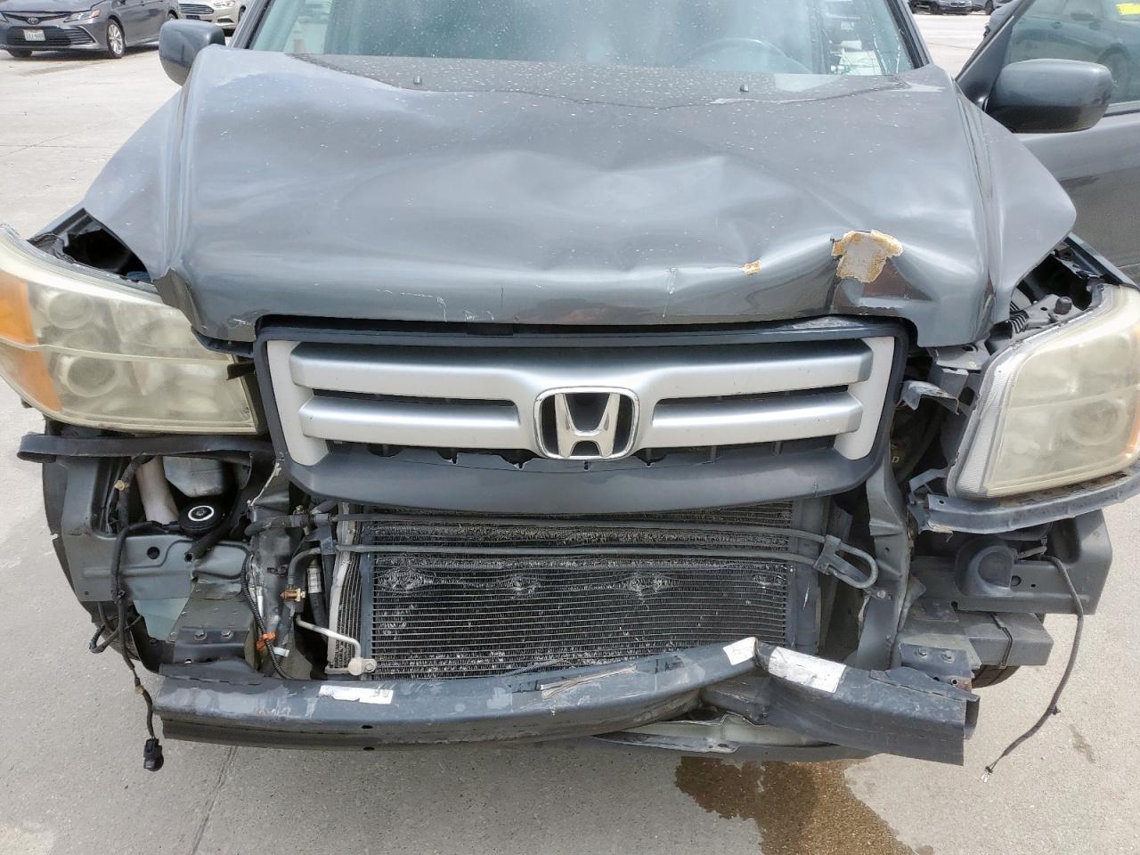 2007 Honda Pilot Exl VIN: 2HKYF18757H519485 Lot: 64179905