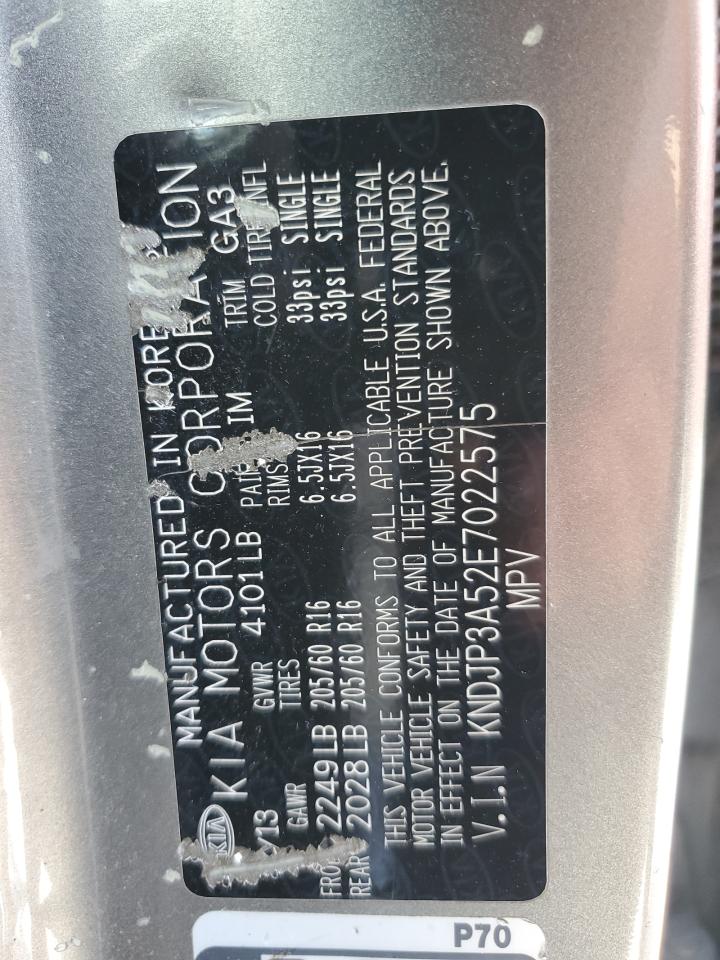 KIA SOUL 2014 VIN KNDJP3A52E7022575 фото 12