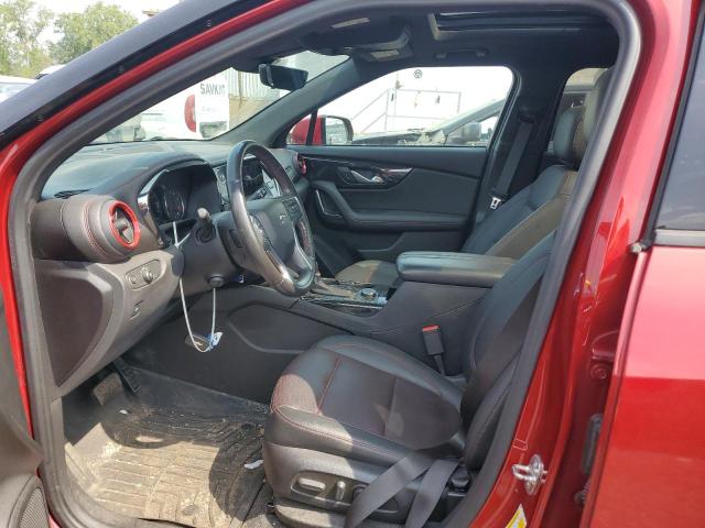  CHEVROLET BLAZER 2022 Czerwony
