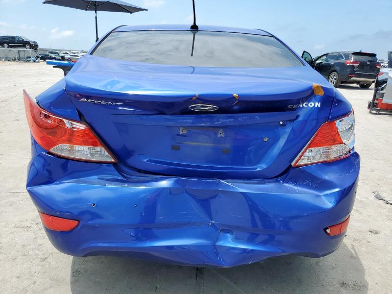  HYUNDAI ACCENT 2014 Granatowy