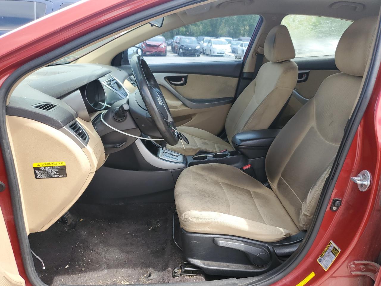 2012 Hyundai Elantra Gls VIN: KMHDH4AE0CU180598 Lot: 60310805