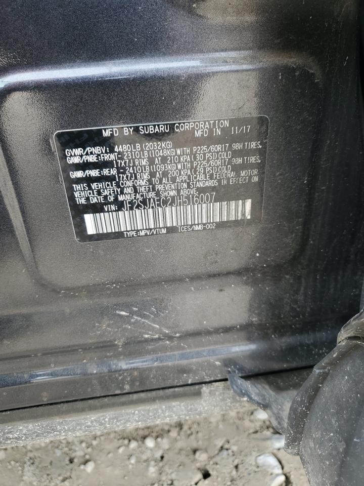 SUBARU FORESTER 2018 VIN JF2SJAEC2JH516007 photo 13