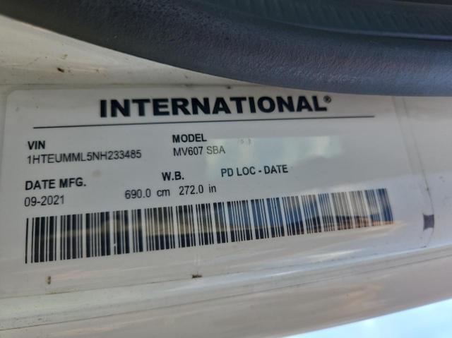 2022 INTERNATIONAL MV607   