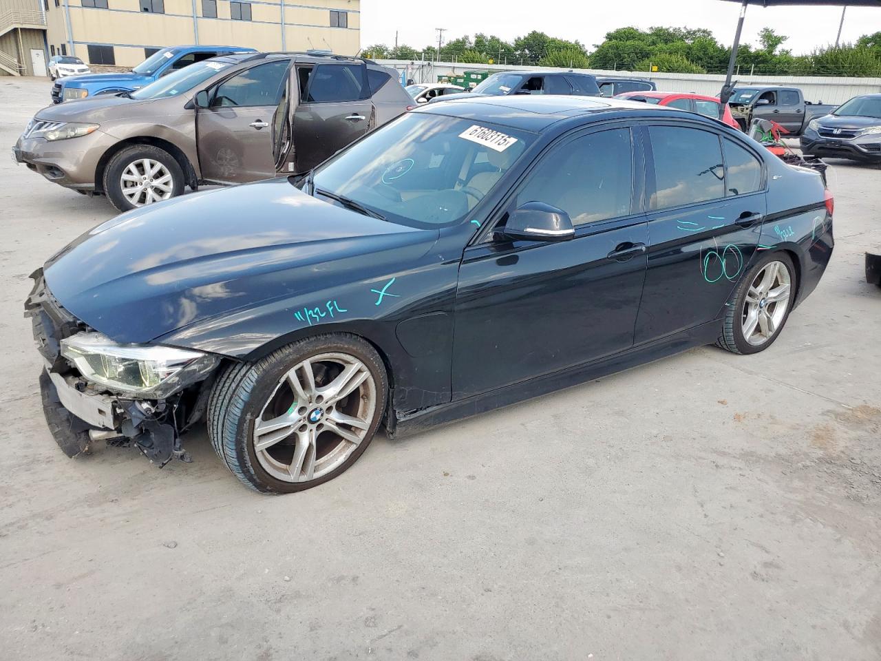 2017 Bmw 330E იყიდება Wilmer-ში, TX - Undercarriage