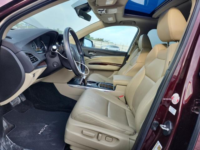  ACURA MDX 2017 Bordowy