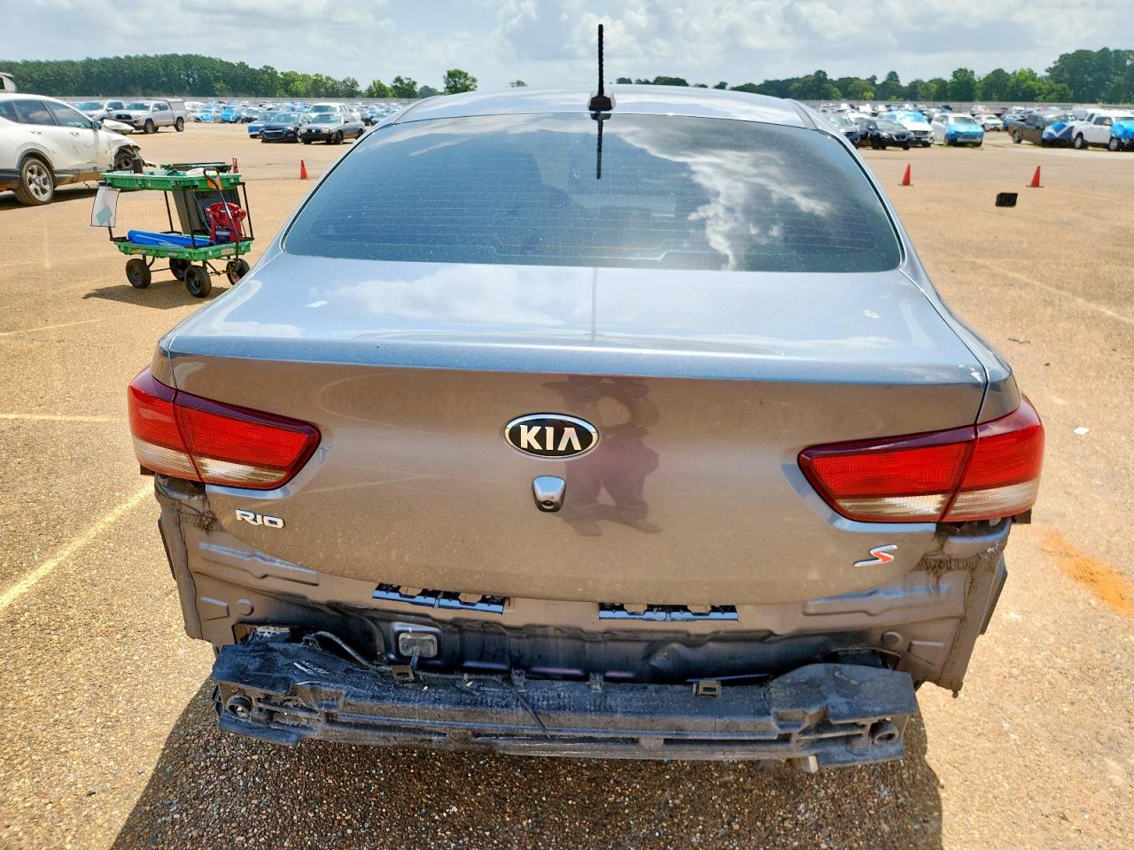 2020 Kia Rio Lx VIN: 3KPA24AD6LE255481 Lot: 61549565