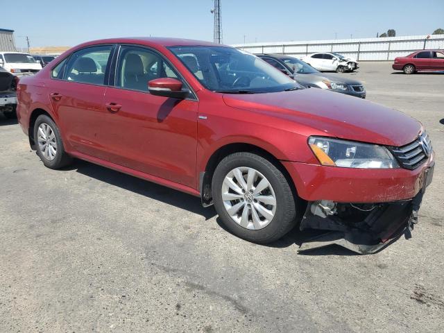  VOLKSWAGEN PASSAT 2015 Czerwony