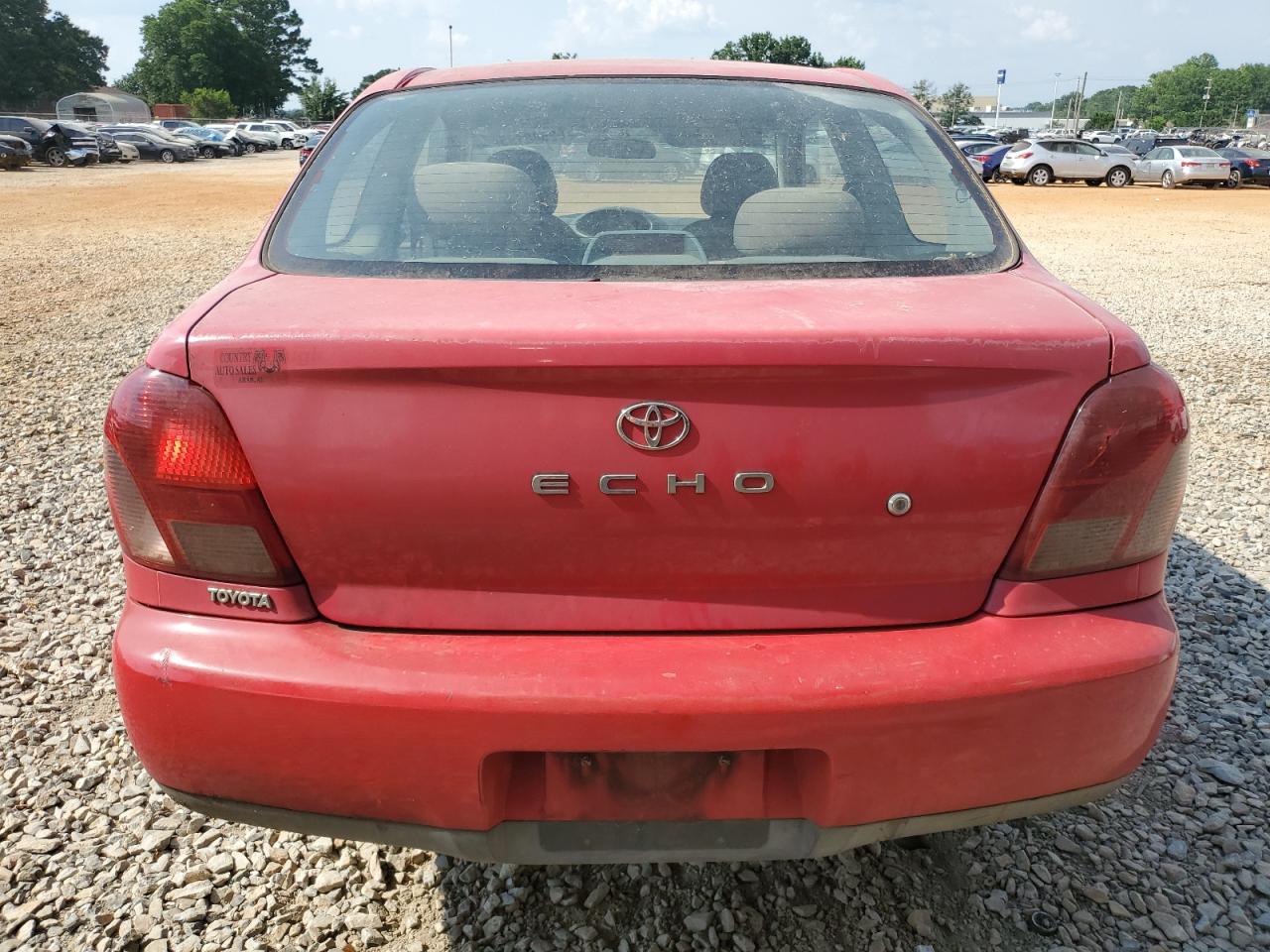 TOYOTA ECHO 2002 VIN JTDAT123820220577 zdjęcie 6
