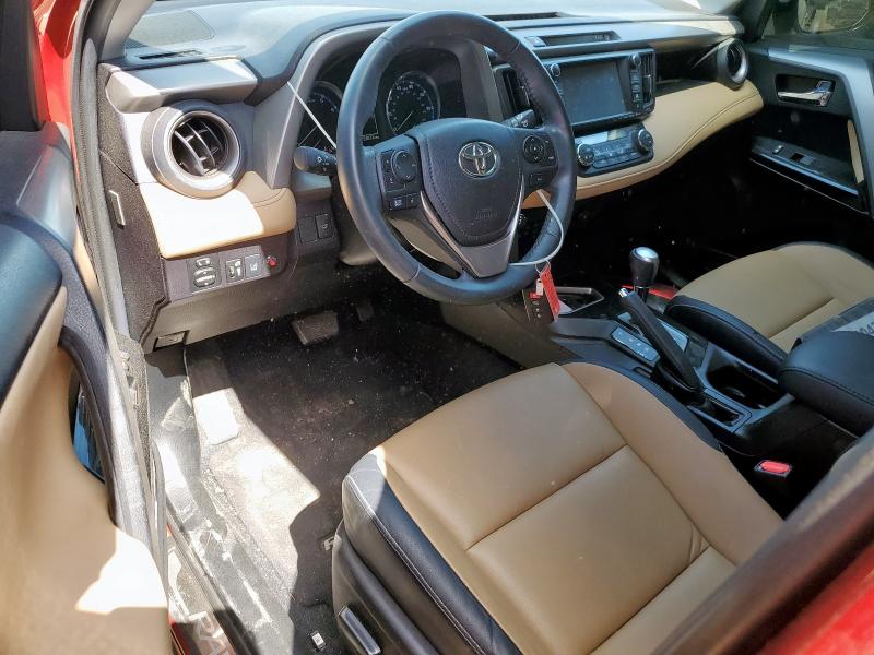  TOYOTA RAV4 2017 Czerwony