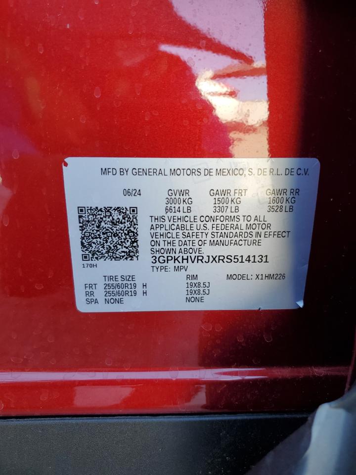 2024 Honda Prologue Ex VIN: 3GPKHVRJXRS514131 Lot: 61265645