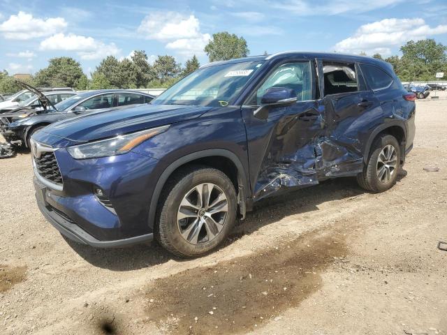  TOYOTA HIGHLANDER 2022 Granatowy