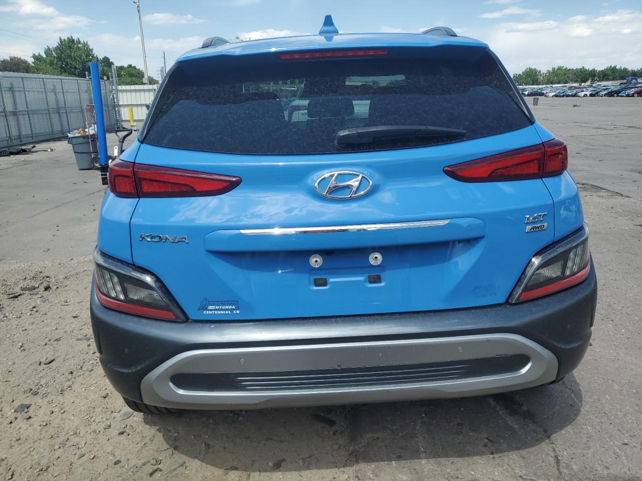 2022 Hyundai Kona Limited VIN: KM8K5CA31NU877094 Lot: 62510315