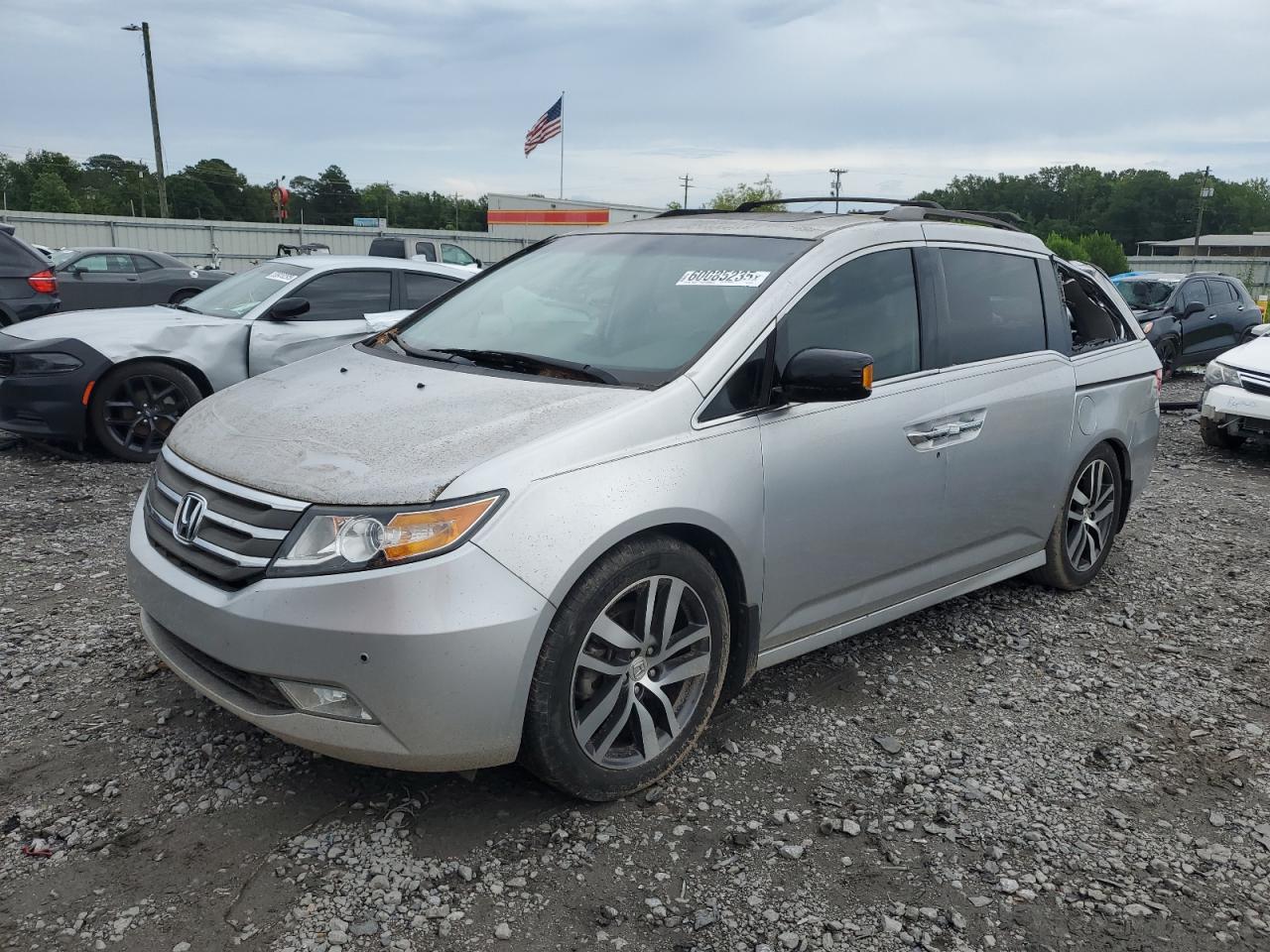 2012 Honda Odyssey Touring на продаже в Montgomery, AL - Top/Roof