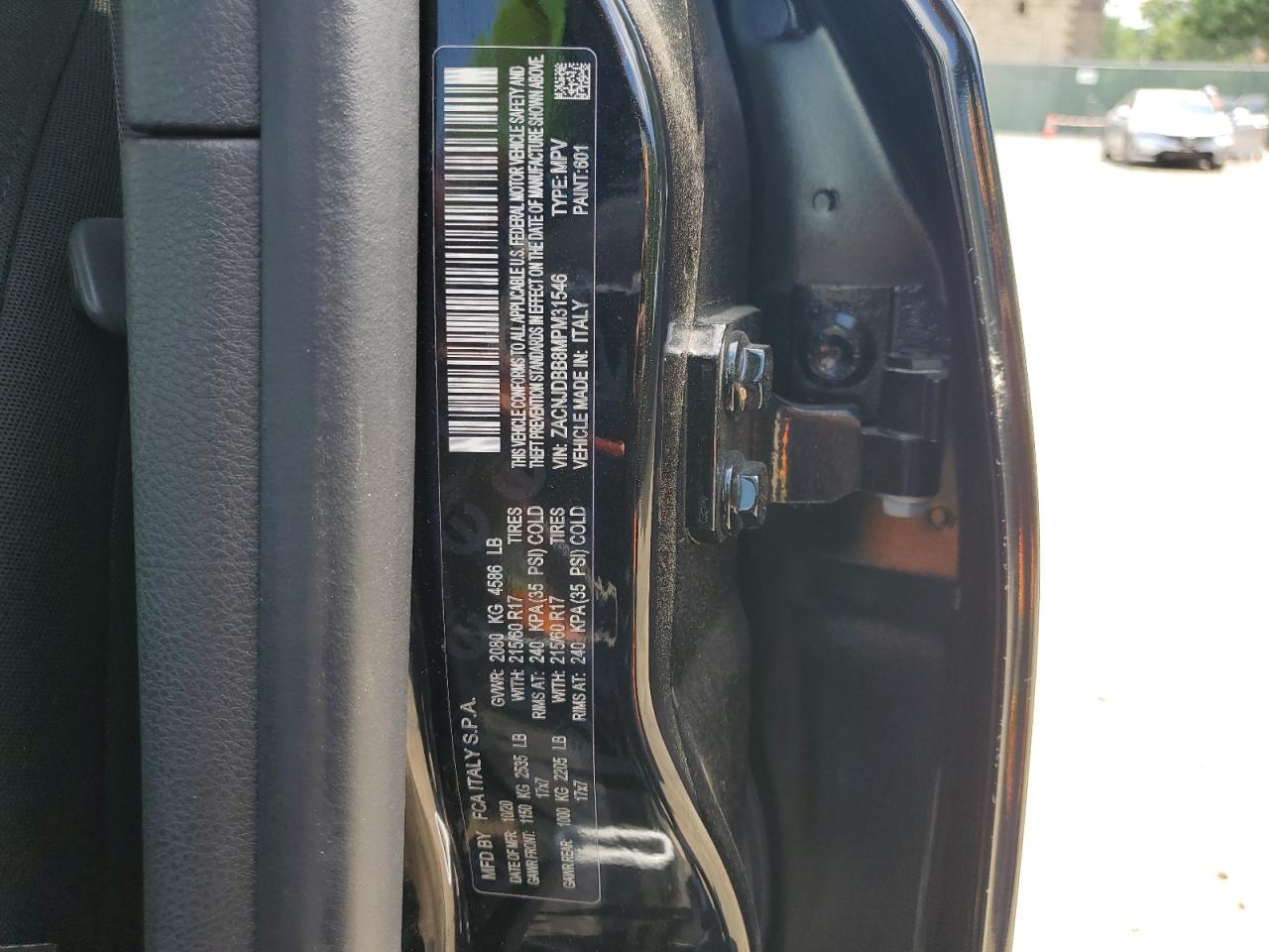 2021 Jeep Renegade Latitude VIN: ZACNJDBB8MPM31546 Lot: 61796165