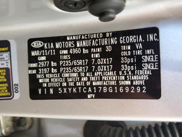 2011 KIA SORENTO BASE