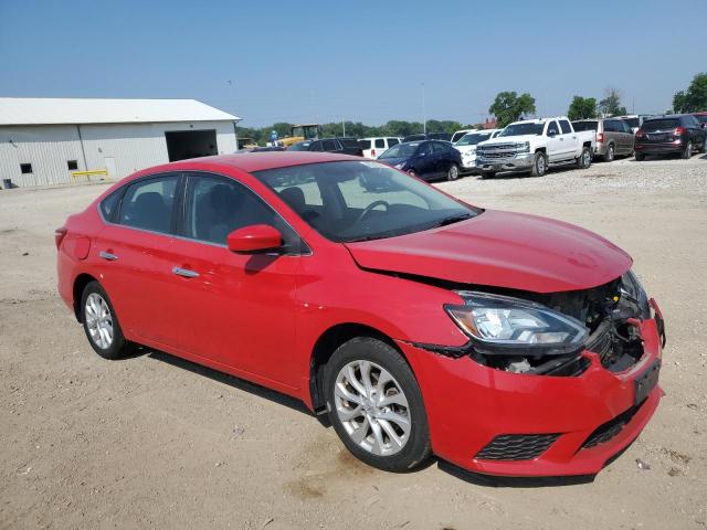  NISSAN SENTRA 2018 Czerwony