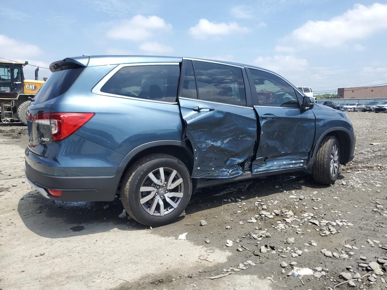 2021 Honda Pilot Exl blue null gas 5FNYF6H50MB095655 photo #4