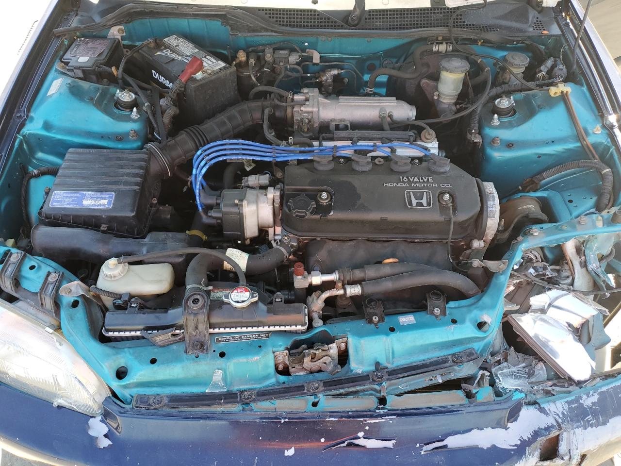 1992 Honda Civic Dx VIN: 2HGEH2355NH552535 Lot: 62882285