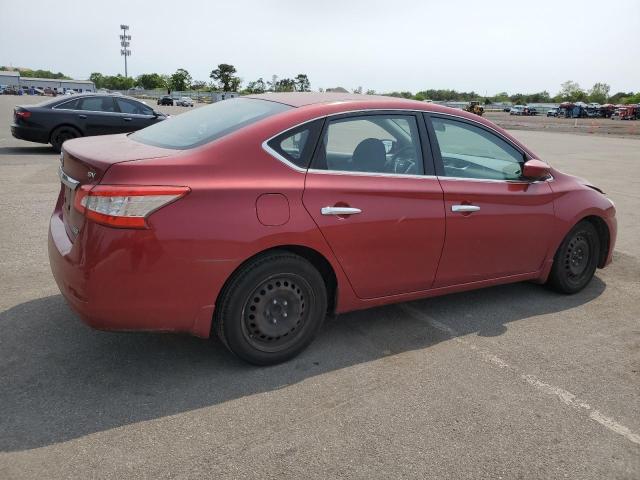  NISSAN SENTRA 2014 Czerwony