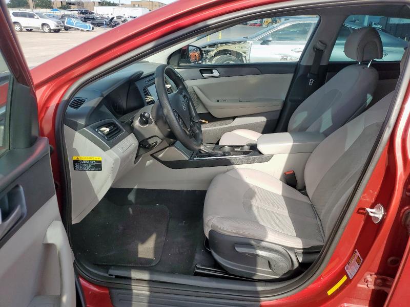  HYUNDAI SONATA 2016 Красный