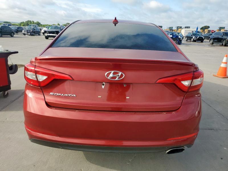  HYUNDAI SONATA 2016 Красный