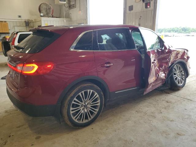  LINCOLN MKX 2017 Бордовый