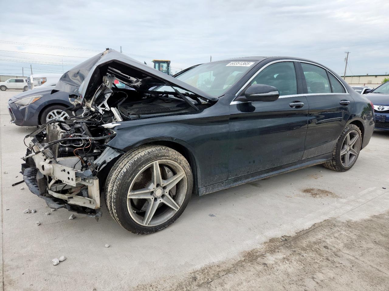 2016 Mercedes-Benz C 300 4Matic de vânzare în Haslet, TX - Front End