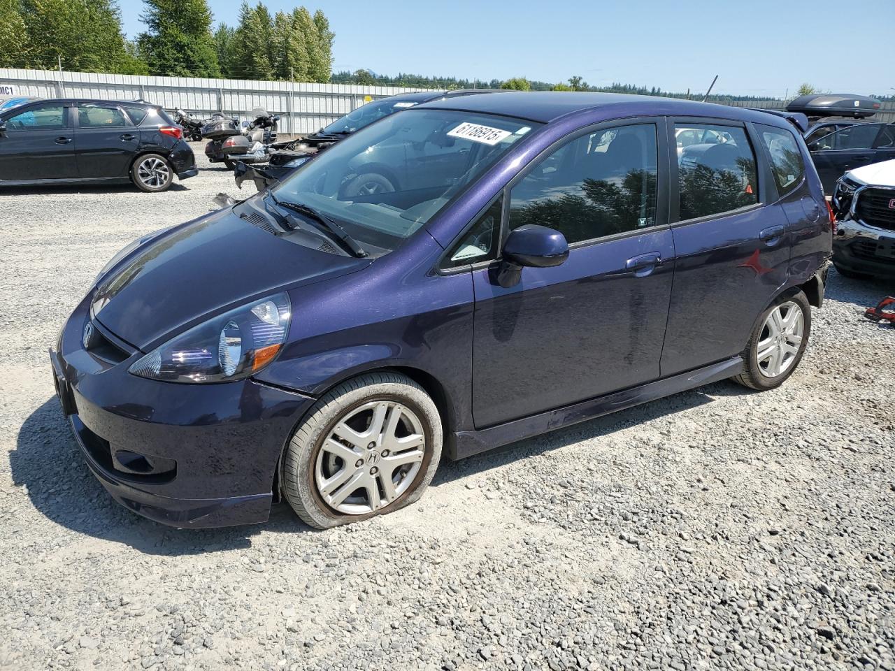 2008 Honda Fit Sport zu verkaufen in Arlington, WA - Rear End