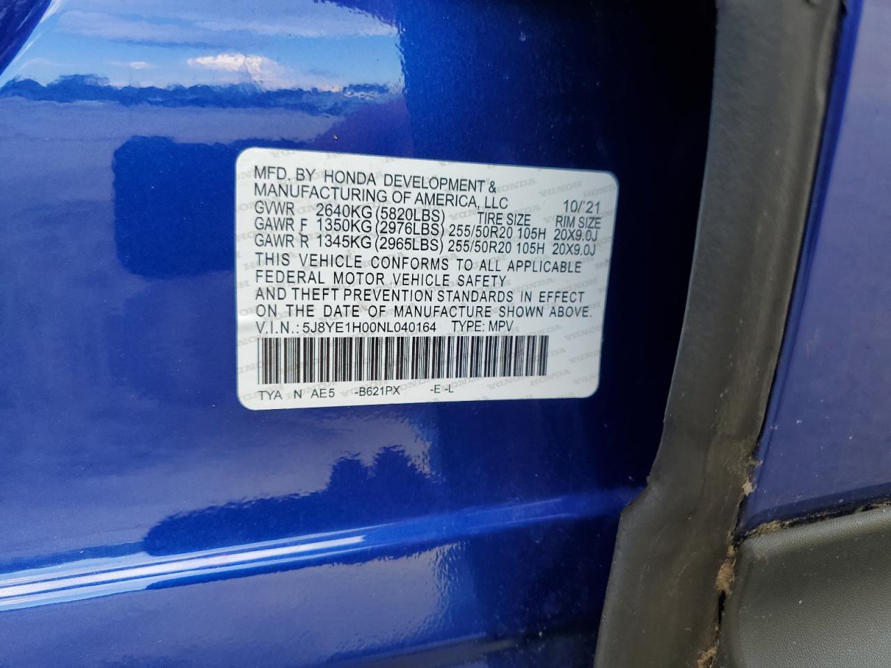 2022 Acura Mdx A-Spec VIN: 5J8YE1H04PL018350 Lot: 62454315