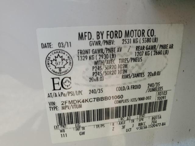 2011 FORD EDGE LIMITED  