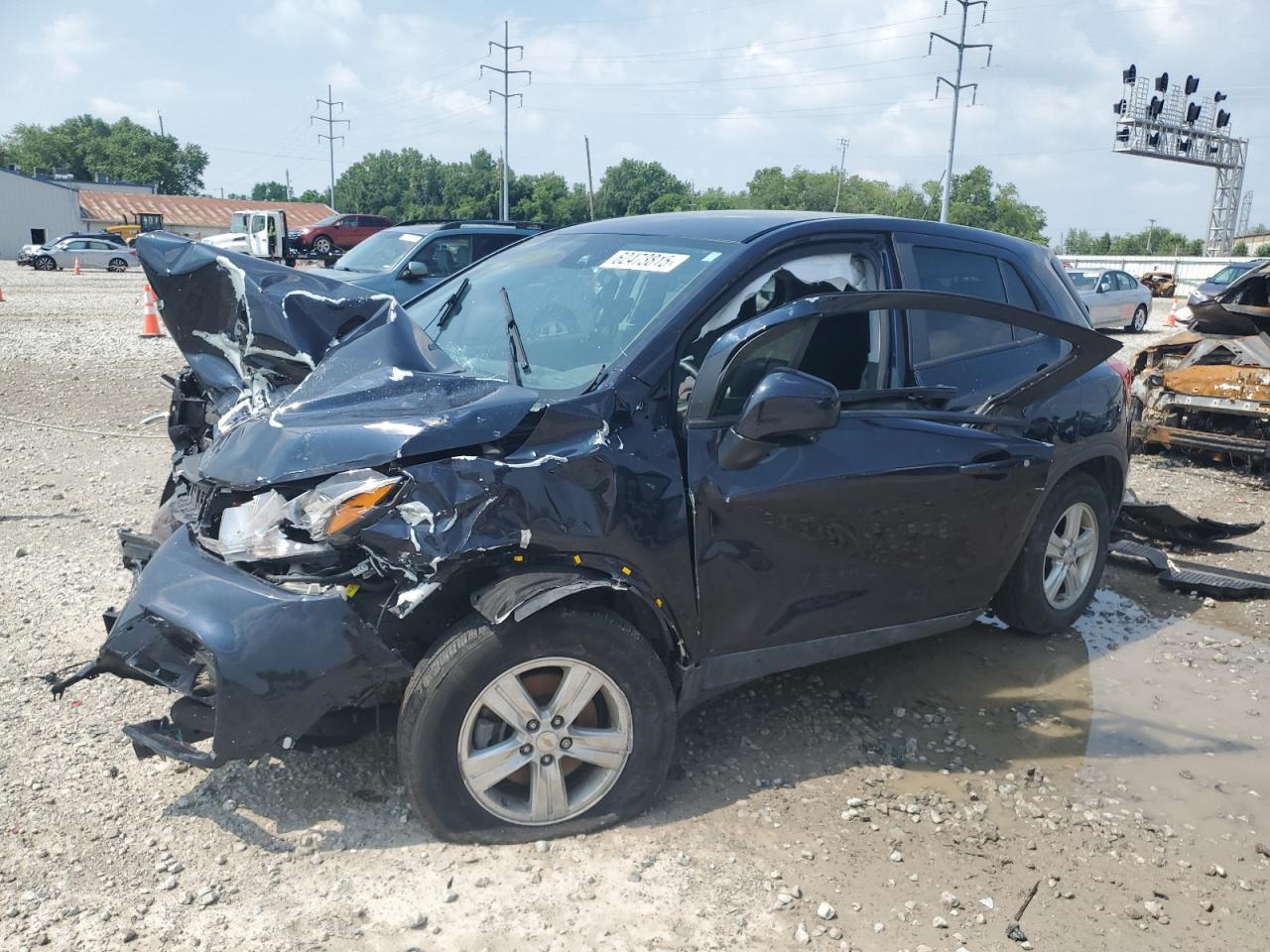 CHEVROLET TRAX 2021 VIN KL7CJNSB7MB319277