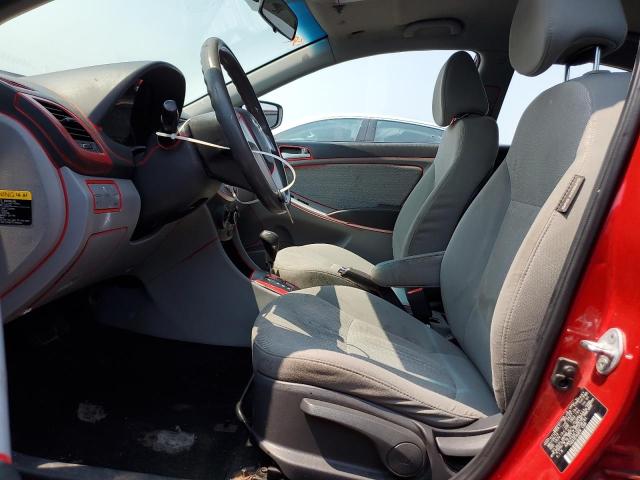  HYUNDAI ACCENT 2014 Red