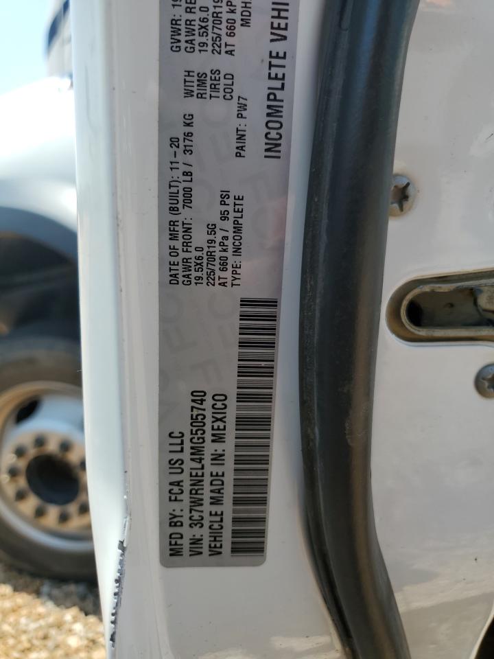 2021 Ram 5500 VIN: 3C7WRNEL4MG505740 Lot: 60096985