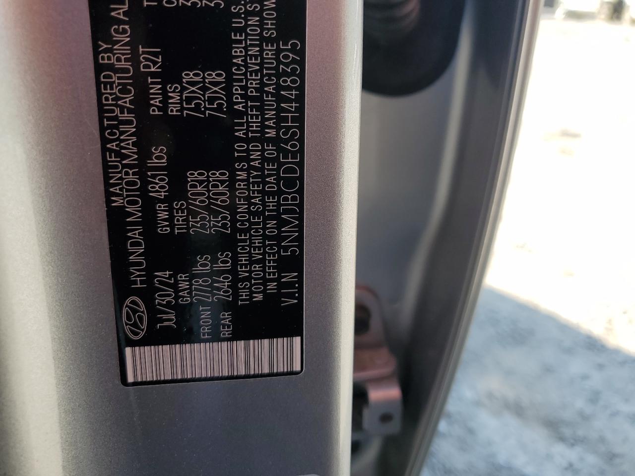 2022 Hyundai Tucson Sel Convenience VIN: KM8JFCA19NU058423 Lot: 61667505