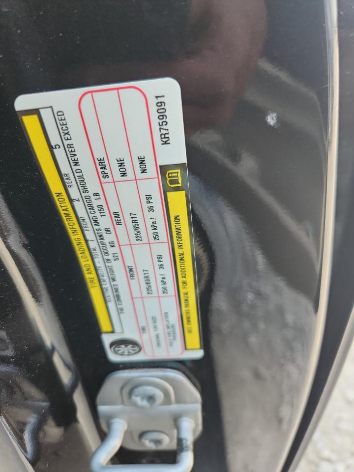 2019 Dodge Grand Caravan Sxt VIN: 2C4RDGCG0KR759091 Lot: 62652545