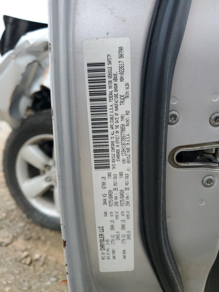2009 Dodge Ram 1500 VIN: 1D3HV18T39S779850 Lot: 63000745