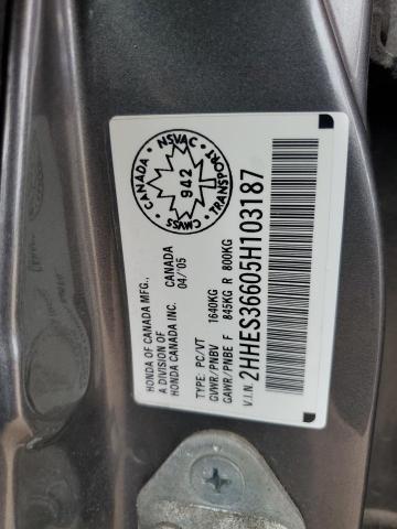2005 ACURA 1.7EL TOURING