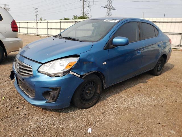  MITSUBISHI MIRAGE 2018 Blue