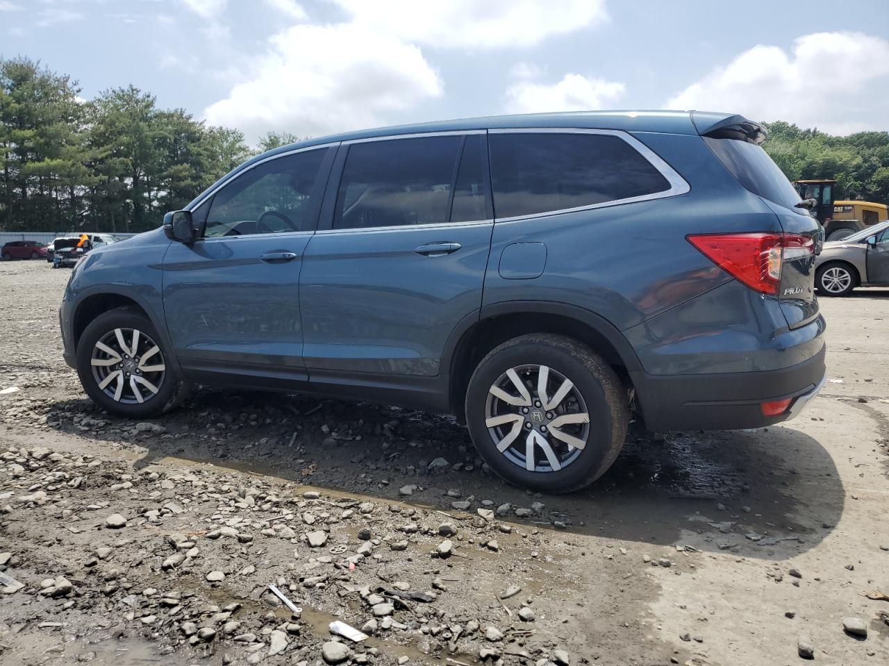 2021 Honda Pilot Exl blue null gas 5FNYF6H50MB095655 photo #3