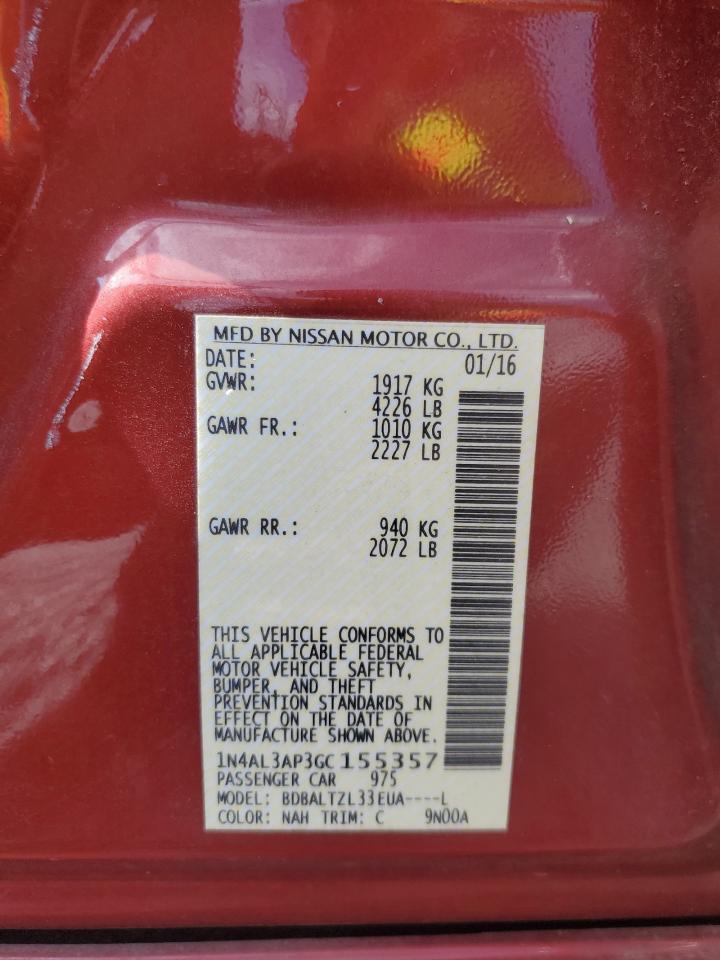 1N4AL3AP3GC155357 NISSAN ALTIMA 2016